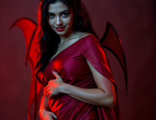 Spice up your Desi Halloween: Use Saree for Halloween